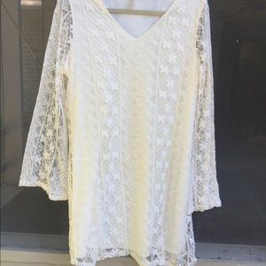 Lace long-sleeve Dress